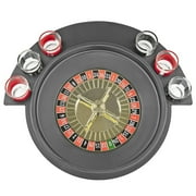 Fairly Odd Novelties Roulette O - 6 Glass Drinking Shot Game Black