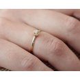 thumbnail image 2 of vylahjewellery Round Cut 1 CT Moissanite Diamond Ring 14K Yellow Gold Ring Affordable Engagement Ring, 2 of 6
