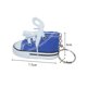 thumbnail image 4 of Mini llavero de zapatos de lona de 7,5 cm, zapatos de tabla pequeña de moda, bolso de coche, llavero de zapatos de simulación colgante, 4 of 5