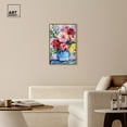 thumbnail image 3 of Moving Forward Canvas Spring Floral Wall Art by Art Remedy, Gold Frame, 24" x 36", 3 of 7