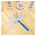thumbnail image 3 of 100mm 17 Blade Thickness Metric Filler Feeler Gauge Set Ranging 0.02 to 1.00 ,Easy Identification, 3 of 6