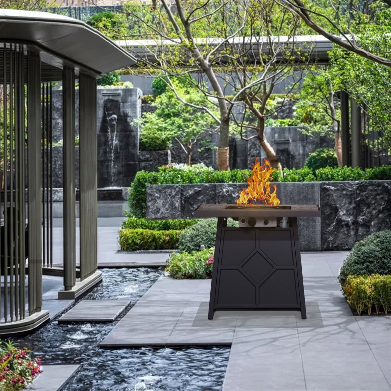 Modern Outdoor Gas Fire Pit