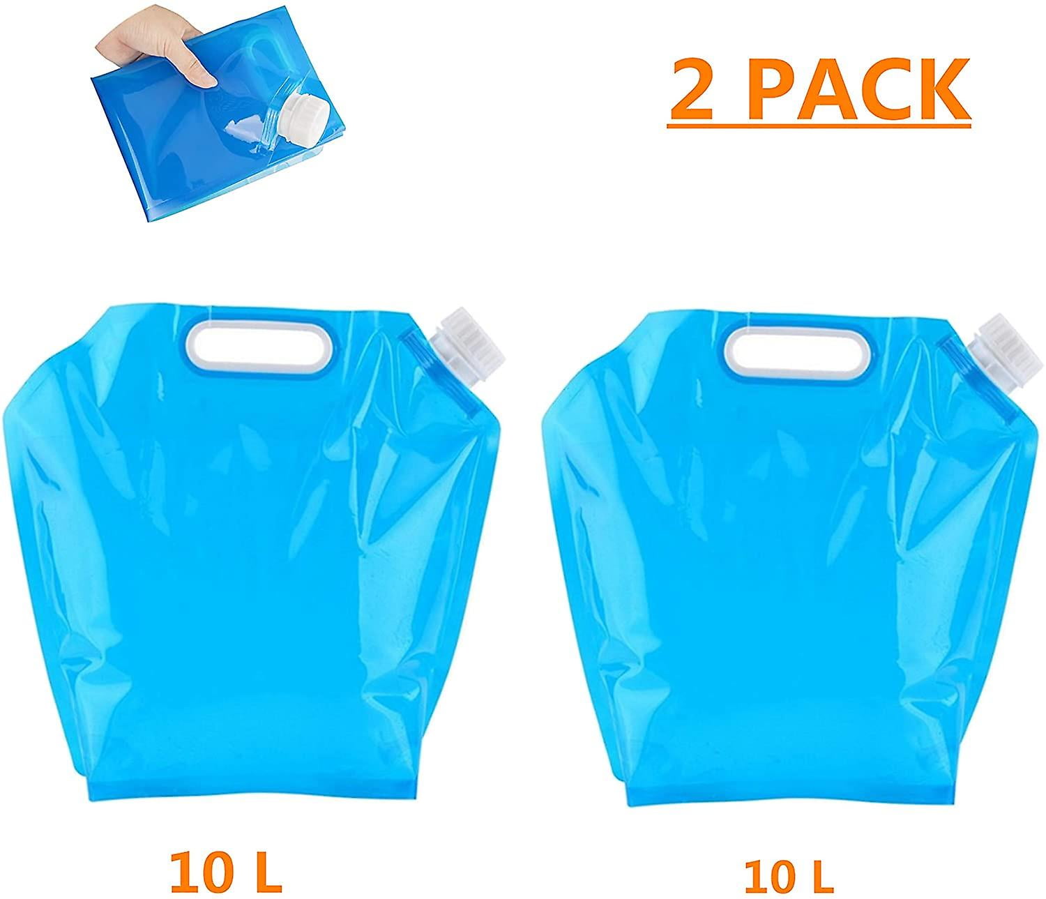 Recipiente De Agua Plegable De 2 Piezas, Recipiente De Agua De 10 L