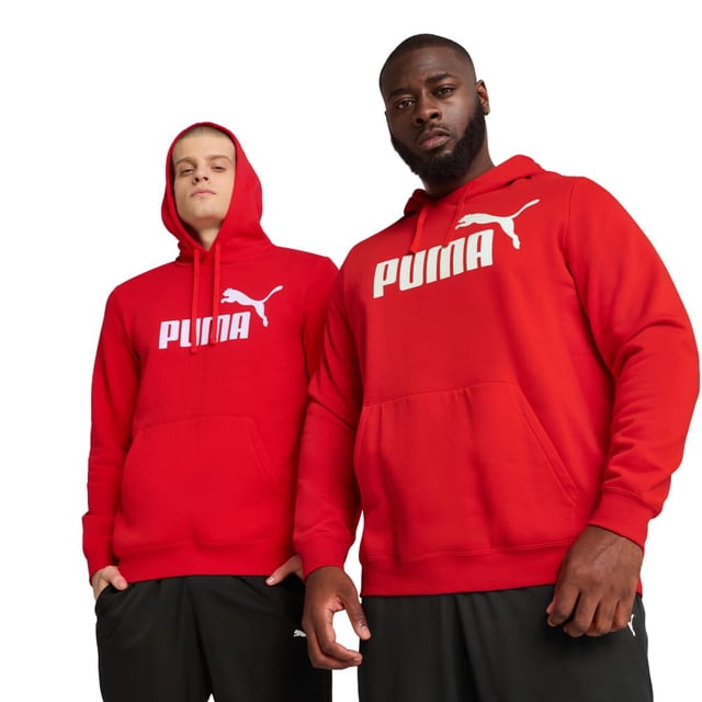 Puma Essentials - Sudadera con Capucha de Forro Polar para Hombre (Disponible en Talla Grande y Alta), For All Time Red Ss25, X-Large