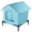 Blue with bracket-42x42x42cm, variant on Outdoor Strays Cats Nest Coldproof and Insulated Designs for Strays Cats All Season Large Capacity and Warm for Garden