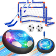 thumbnail image 3 of LINXUXIE 3 in 1 Hover Soccer Ball Set with LED Lights and 2 Goals,Air Floating Soccer Toys for Kids Indoor Outdoor Sports,Soccer Games 3 4 5 6 7 8 Year Old Birthday Gift, 3 of 10