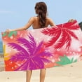 thumbnail image 5 of Weloille Microfiber Beach Towel Super Sandproof Beach Blanket Multi-Purpose Towel for Travel Swimming Pool Camping (27.55x59.05in), 5 of 7