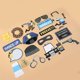 thumbnail image 2 of 21 piezas de accesorios fotográficos para fiestas, decoración de coches, juegos de rol, accesorios fotográficos de ladrones, policías, ladrones, recuerdos de fiesta, 2 of 2