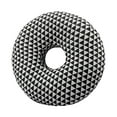 thumbnail image 4 of Donut Pillow Ear Piercing Pillow with Removable Pillowcase, Neck , O Black, 4 of 8