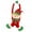 red and green, variant on Plush Christmas Elves Hanging Decor Long Arm Boy and Girl Elf Doll Toy Christmas Ornaments for Holiday Door Tree Hanger Decor Xmas Gifts by Gift Boutique