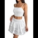 thumbnail image 2 of Conjunto de 2 Piezas de Falda y Camiseta Sin Mangas con Tirantes Finos para Mujer. Conjunto Ajustado. M, 2 of 10