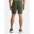 thumbnail image 3 of Athletic Works Men's and Big Men's Fusion Double Knit Shorts 8" Inseam, Sizes S-5XL, 3 of 5