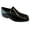 Black, variant on Men's Dress Comfort Leather Dual Elastic Slip-On Loafers Casual Shoes