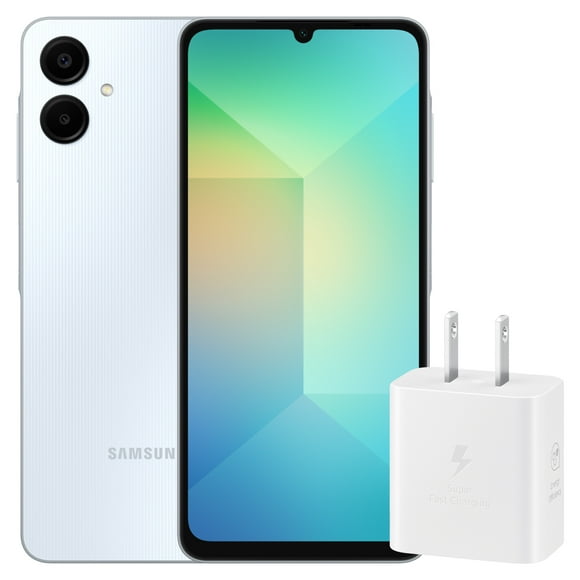 Smartphone Samsung Galaxy A06 64GB Light Blue 4GB RAM + Cargador 25W