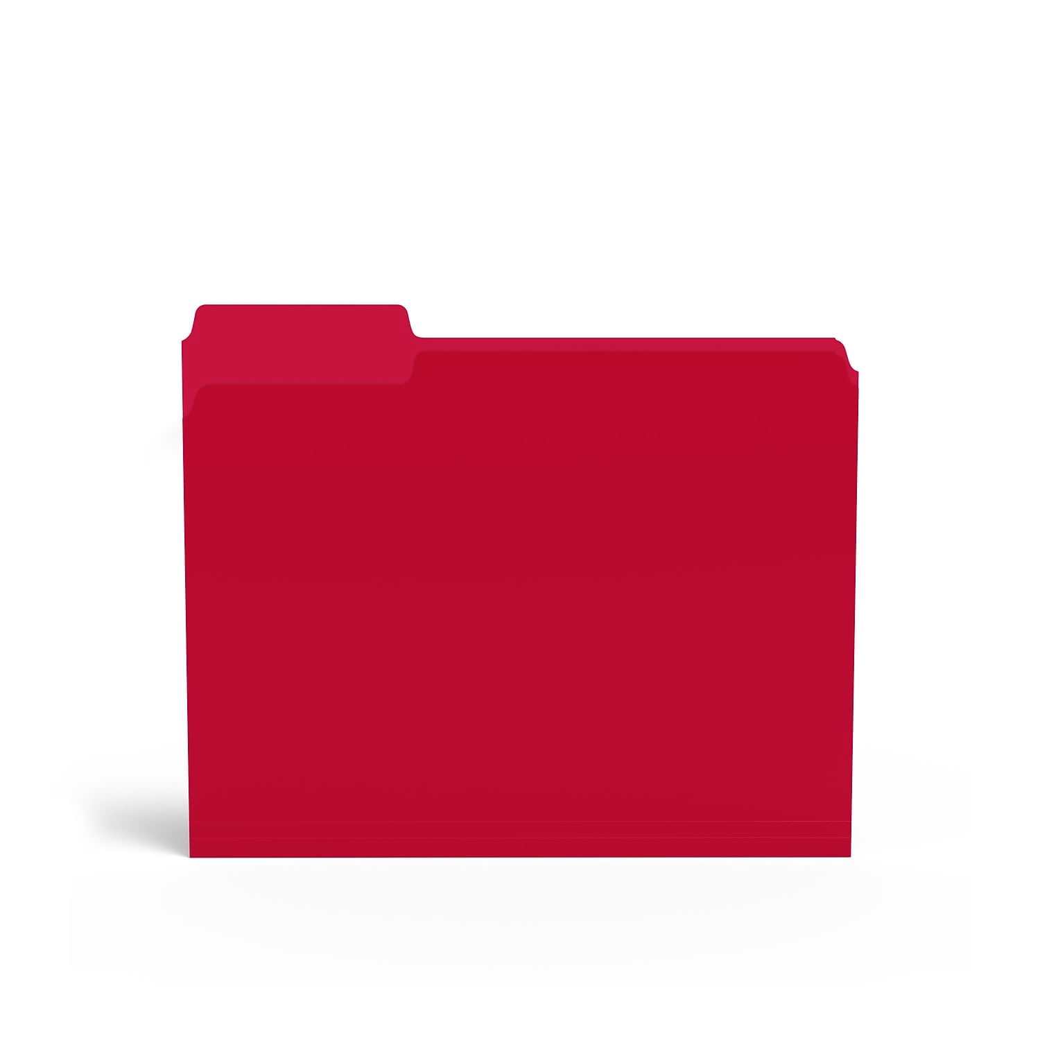 Staples Heavyweight File Folders 3-Tab Letter Size Assorted Colors 72/Carton TR10741-CCVS