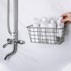 thumbnail image 4 of Cesta de almacenamiento de metal, estante de ducha sin perforación, estante de baño o cocina para almacenamiento, 4 of 4