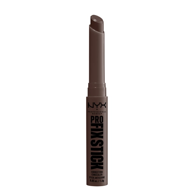 NYX PROFESSIONAL MAKEUP, Cache-cernes correcteur en bâton Pro Fix, Infusé d'acide hyaluronique, Formule en crème - 18 Rich Espresso