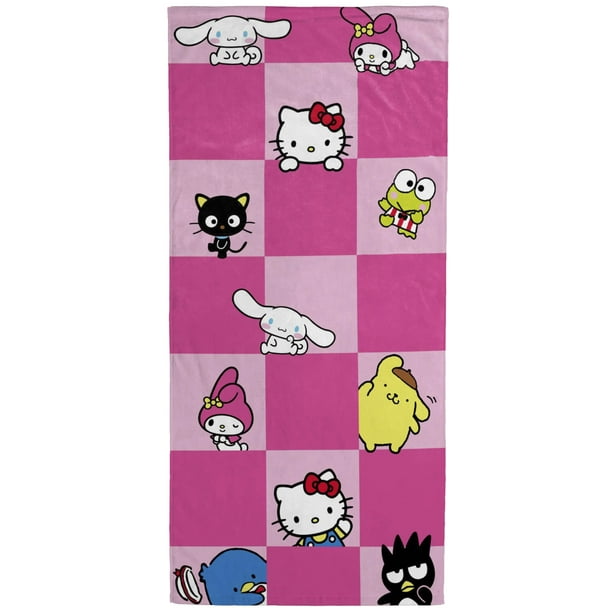 Toalla de playa Jay Franco Hello Kitty 100% algodón 70 x 140 cm