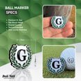thumbnail image 5 of Ball Tatt G Initial Golf Ball Stamp Self-Inking Quick-Dry with Monogram Golf Ball Marker, 5 of 9