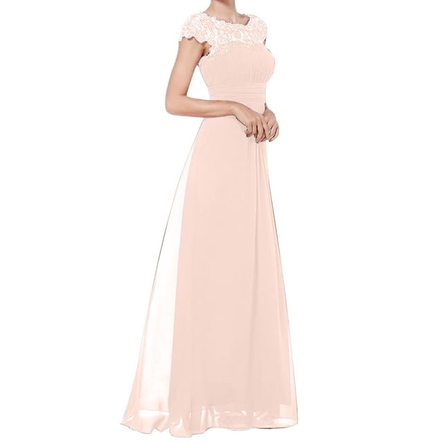 LSLJS Robe de Mode pour Femmes, Col en V Fendu, Couleur Unie, Manches Mi-Longues, Robe de Bal