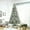Green, White-9ft, variant on CIPACHO 9' Tall Unlit Snow Flocked Pine Artificial Christmas Tree with Realistic Branches, Christmas Decor for Indoor Outdoor, Green