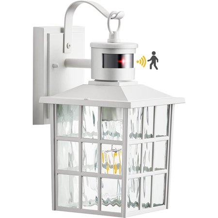 Outdoor Wall Lantern with Motion Sensor