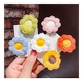 thumbnail image 2 of Hair pins Brooch Dual-Use Cute Little Flower Pin Duckbill Clip Hairpin Jewelry 1pcs Women Girls Knitted Fabric Flower Hairpin (Color : 1), 2 of 5