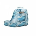 thumbnail image 2 of Sea Animals Reading Pillow Cover, Dolphin Fish Pattern Silhouette Under the Sea Waves in Contemporary Design, Unstuffed Printed Bed Rest Case from Soft Fabric, XL Size, Blue and Grey, by Ambesonne, 2 of 4
