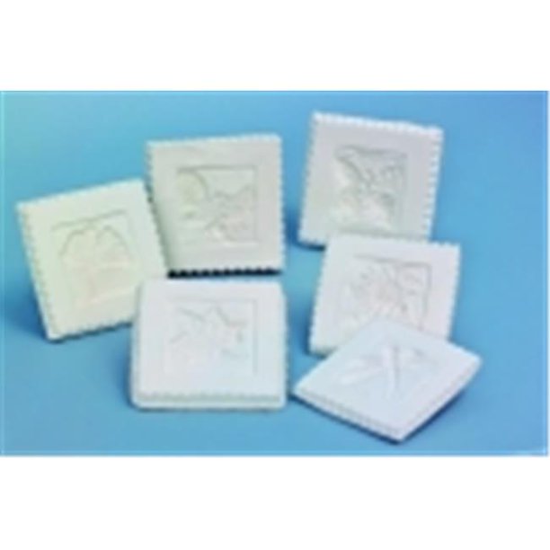Arnold Grummer 3. 5 inch Square Paper Casting Mold Assortment, Pack 6