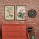 thumbnail image 5 of 2 Piezas Flores Vintage Placa Metal Rectangular Pintura Hierro Del 20 X 30 Cm (1), 5 of 9