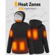 thumbnail image 4 of Chaqueta térmica Genovega de forro polar con paquete de baterías para mujer, 4 of 7