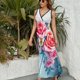 thumbnail image 3 of Vestido De Noche De Lujo Sin Mangas Para Mujer, Rose Vestido De Fiesta, 3 of 5