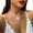 White, variant on Simple Large Starfish Necklace Multilayer Clavicle Chain Choker Neck Chain