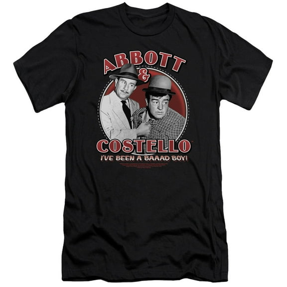 Abbott & Costello Bad Boy S/S Adult 30/1 T-Shirt Black
