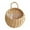 Beige, variant on Xecvkr Woven Hanging Basket Storage Planter Natural Wicker Material for Wall Decor Flower Pot Indoor Outdoor Use 16x21cm 20x26cm