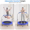 thumbnail image 3 of SereneLife Trampoline for Kids - Outdoor Recreational Backyard Trampoline with Net Enclosure, 3 of 7