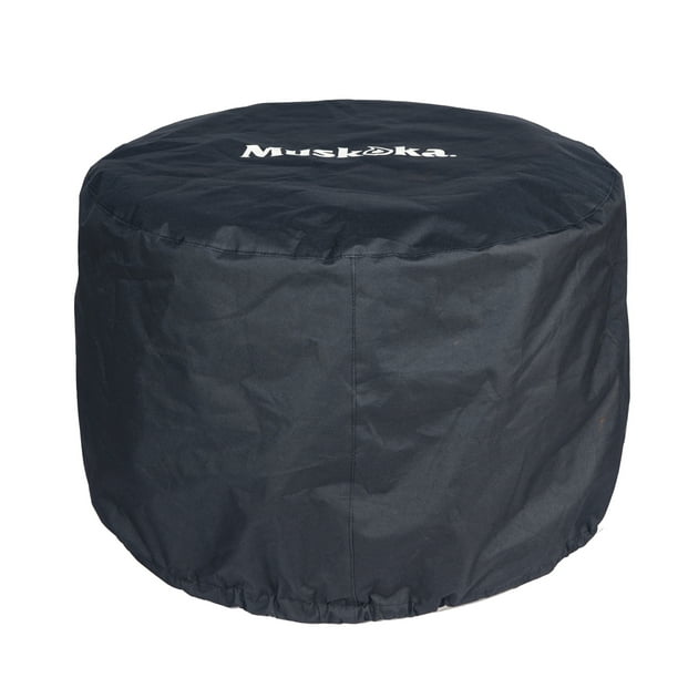 Muskoka Black Steel/Stainless Steel Smokeless Fire Pit - Walmart