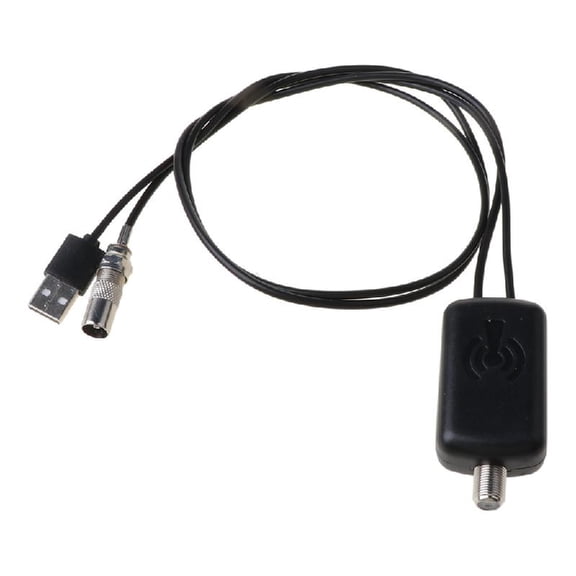 Digital HDTV Signal Amplifier Booster for Cable TV Fox Antenna HD Channel 25db Expand the Receiving Range Lightweight