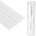 thumbnail image 1 of PATIKIL 25CM/10Inch Reed Diffuser Stick, 100 Pack Fiber Aroma Fragrance Refill Sticks Replacement with PET Bottle for Home Office Hotel Party Wedding, White, 1 of 7