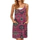 thumbnail image 1 of WILLBEST Vestidos De Mujer Falda De Tirantes Estilo Vacaciones Con Estampado De Playa De Verano Para Mujer, 1 of 3
