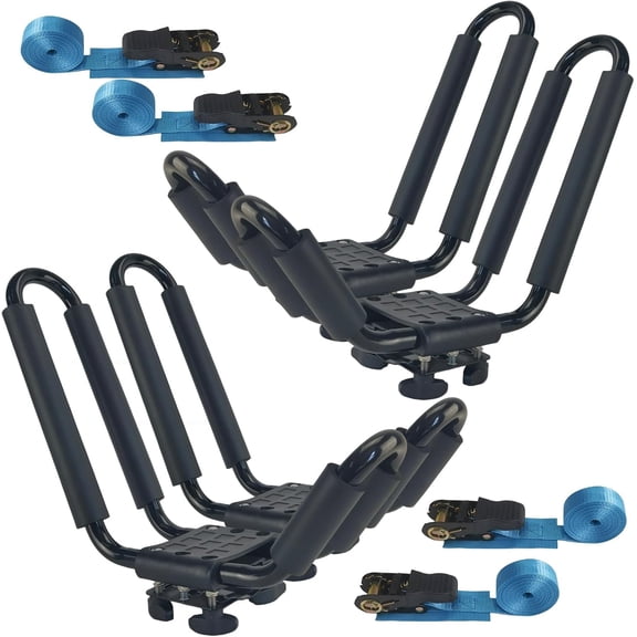 2 Pairs Kayak Roof Rack for Car Top Roof Mount Carrier