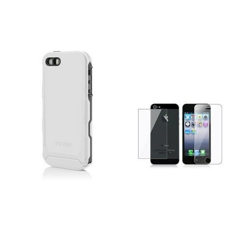 Incipio White/Gray Atlas ID Case Cover+Full Body Protector For Apple iPhone 5 5S