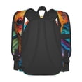 thumbnail image 4 of Disketp Colorful Textured Chihuahua Mochila Escolar de Gran Capacidad y Peso Ligero, Mochila de Viaje Ideal para Escuela, Trabajo y Uso Diario, Cómoda y con Estilo, 4 of 8
