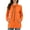 Orange, variant on Vedolay Womens Long Sleeve Tops Womens Hoodies Half Zip Long Sleeve Oversizd Crop Pullover Sweatshirts with Pockets,Green S