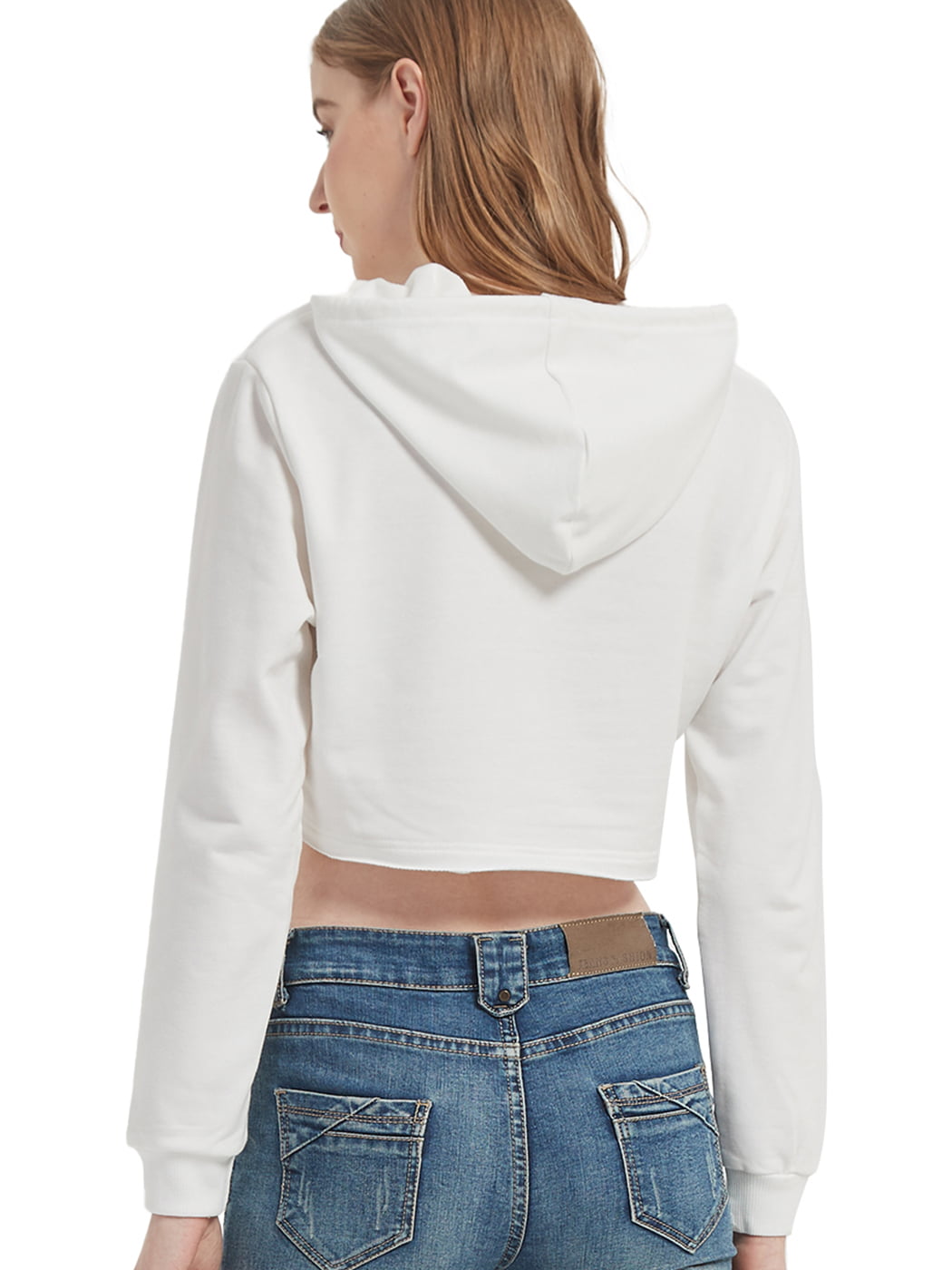 HUMMHUANJ Womens Sweatshirts Hoodies Crewneck Oversized,crop top