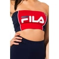thumbnail image 4 of Fila Women's Jorja Bandeau Top Chinese Red/Peacoat/White L, 4 of 5