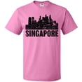 thumbnail image 3 of Inktastic Singapore City Skyline with Grunge T-Shirt, 3 of 5