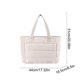 thumbnail image 4 of Lekihaqq Women'S Pleated Tote Bag Polyester Handbag Lightweight Spatter Proof Large Capacity Shoulder Bag For Travel Work Beach, 4 of 7