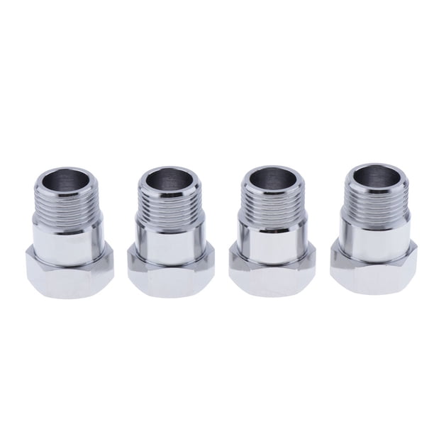4 Piezas O2 X1.5 O2 Sonda Espaciador Espaciador Extensión Adaptador Sunnimix Adaptador del extensor del sensor de O2