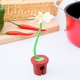 thumbnail image 3 of Visland Pot Lid Holder Anti-Overflow Heat Resistant Red Spill-Proof Silicone Lid Lifters for Kitchen, 3 of 7